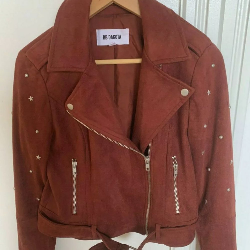 Jack by BB Dakota Women  Seize S. motobiker style Brown color